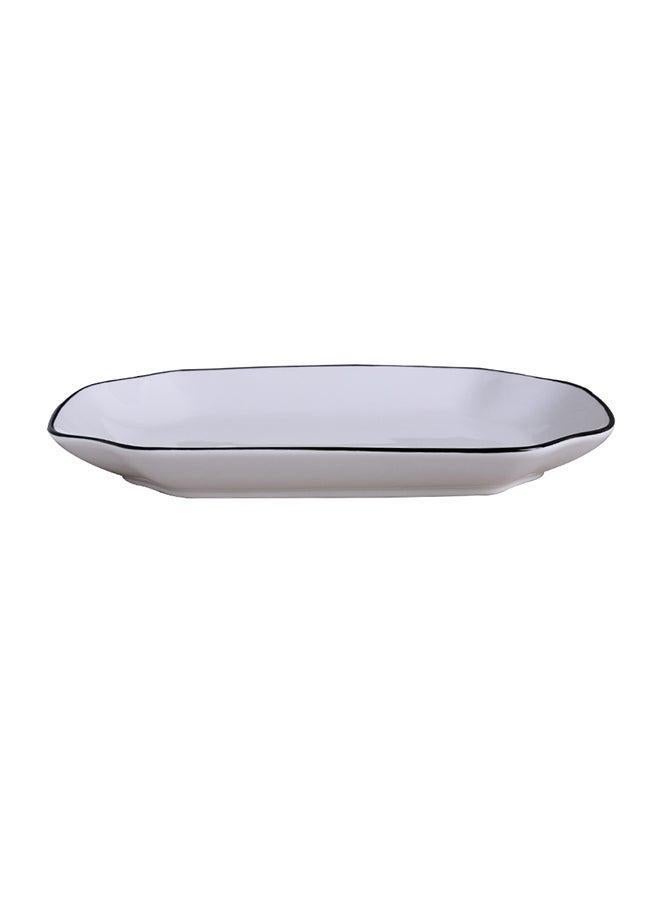 Fish Shaped Dish White 12inch - Image 1
