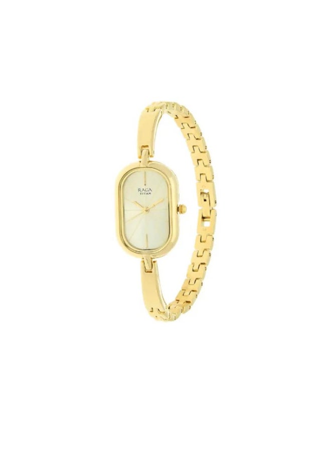TITAN Titan Raga Viva Champange Dial Analog Watch for Women  - Image 2