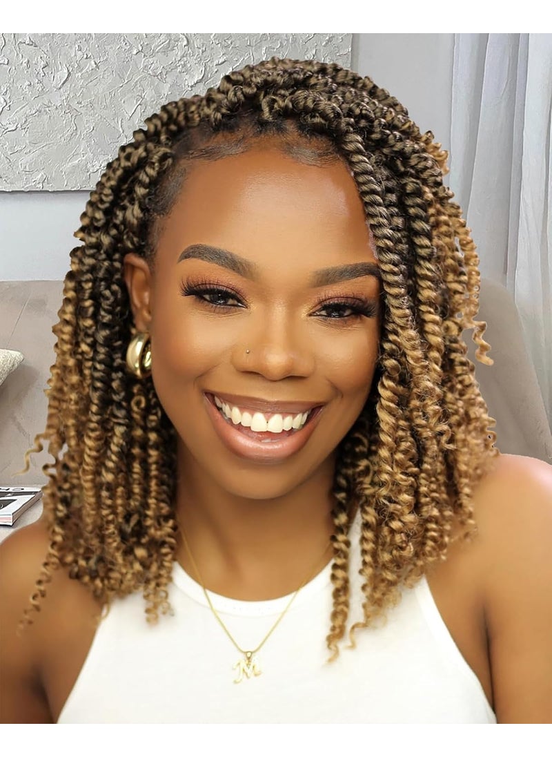 Forevery - Passion Twist Hair 8 Inch 9packs Passion Twist Crochet Hair for Black WomenPre twisted Crochet Passion Twist Hair With Curly Ends T27 - Image 1
