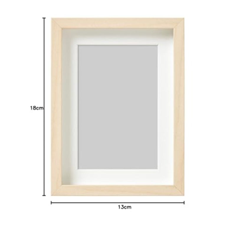 TSSP Frame, Birch effect13x18 cm 5x7,fiberboard, Tabletop, Wall Mount, fiberboard, Beige - Image 5
