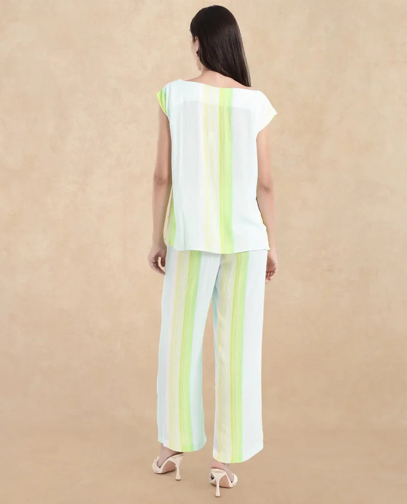 Rareism Women's Abstract Print Flowy Sleeveless Top