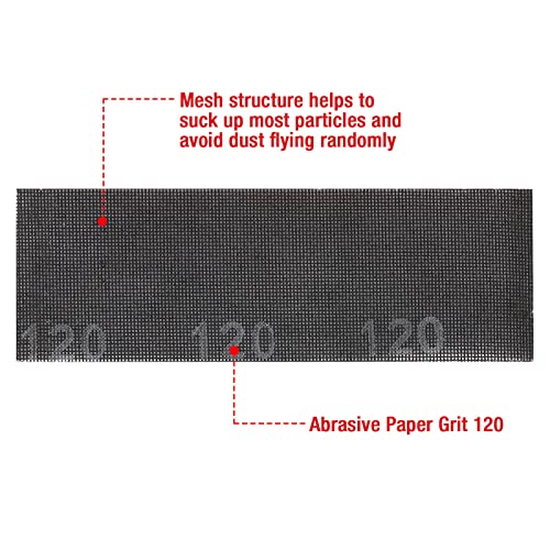 Goldblatt ساندر يدوي خالي من الغبار من جولدبلات، ساندر فراغ للجدران الجافة بدون غبار، مع خرطوم بطول 6.5 قدم، وسادة صنفرة، محول - Image 3