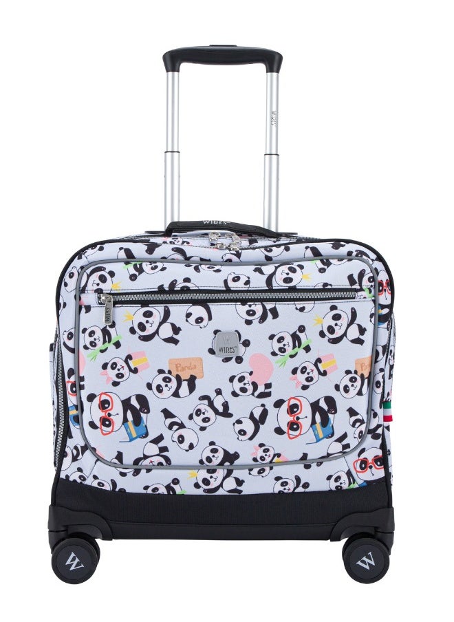 Wires 3 Piece Kids School Trolley Bag laptop compartment 8Wheels With Lunch bag & Pencil Case  - Image 2