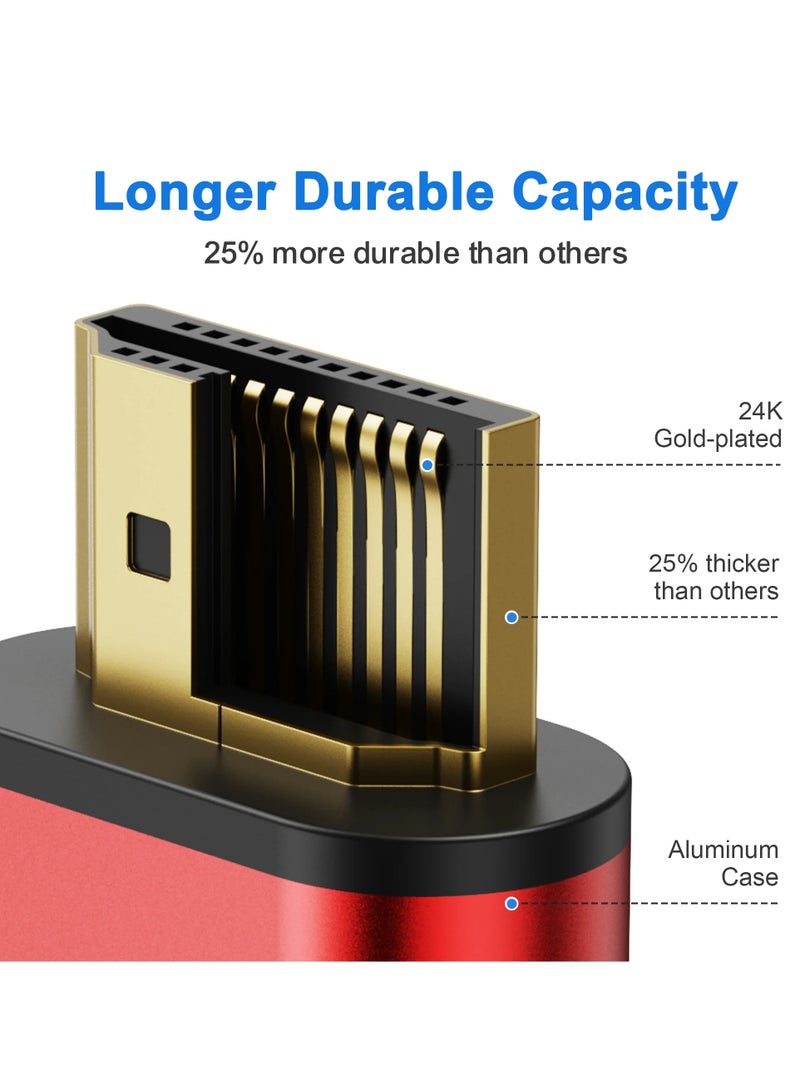 Log Electronics LOG HDMI 8K Cable 1.5M - HDTV Premium 2.0 - 24K Gold Plated Connector, Aluminum-Alloy High Speed Compatible With All HDMI-Enabled Devices - Image 4