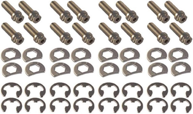 8913A 1" Locking Header Bolt kit for Ford Small Block