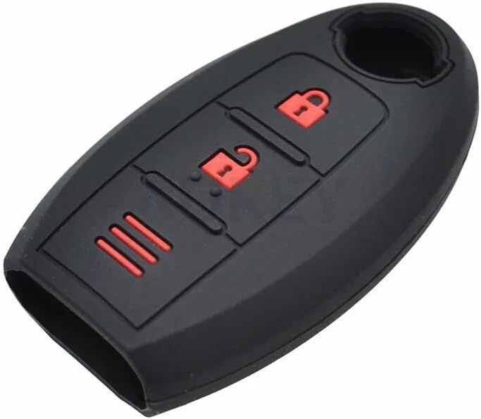 QASULER 3 Buttons Silicone Car Key Case for Nissan Models - Image 3