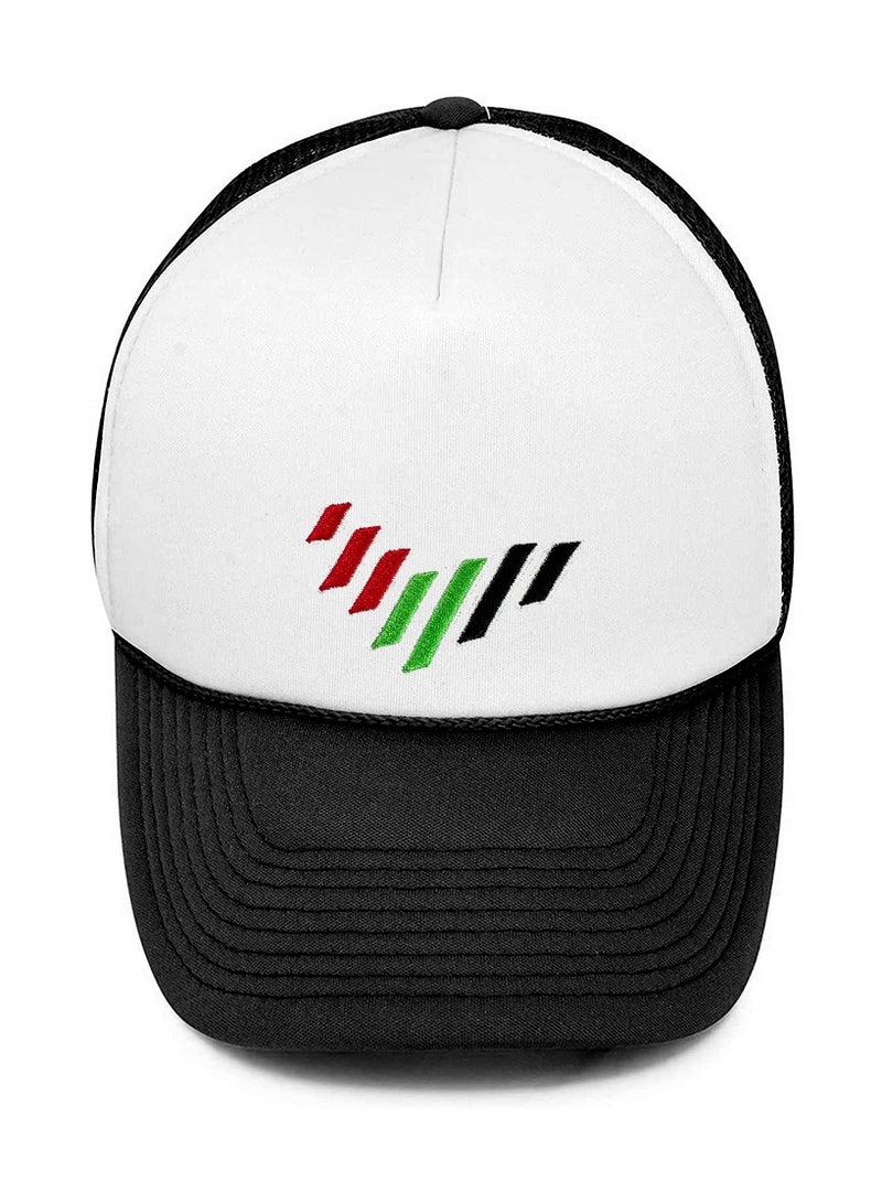 UAE Design Embroidery Adult Unisex Baseball Cap with Adjustable Plastic Snapbacks  - Image 3