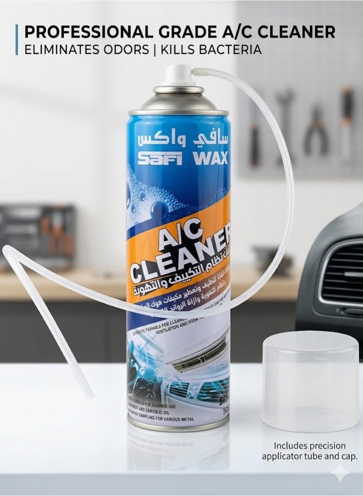 A/C Cleaner Spray – Professional Grade Air Conditioner Cleaner – Eliminates Odors & Kills Bacteria with Precision Tube