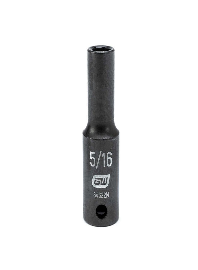 GEARWRENCH 3/8" Drive 6 Point Deep Impact SAE Socket 5/16" - 84322N - Image 1