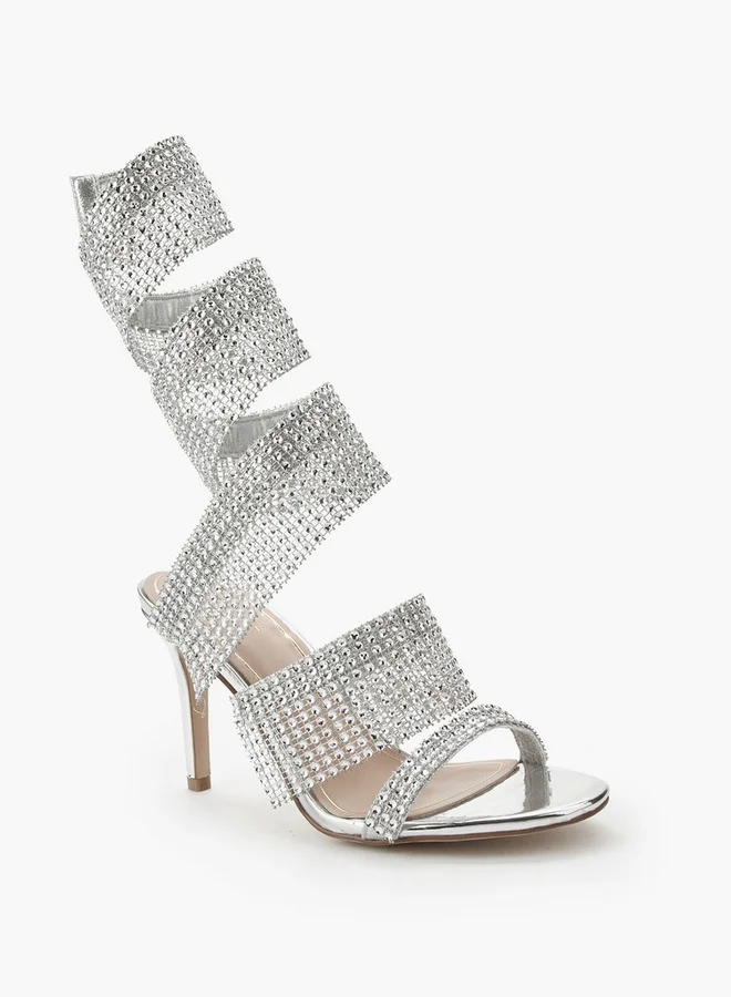 سيليست صنادل نسائية بحزام مرصع