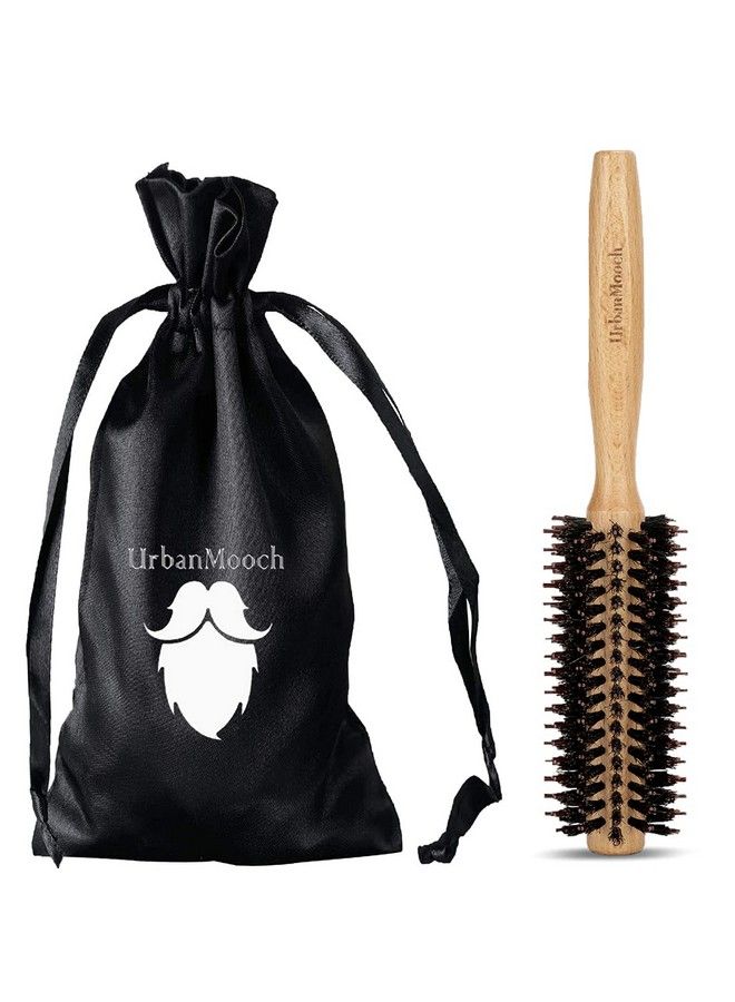 UrbanMooch Round Boar & Nylon Bristle Hair Brush For Blow Drying Boar Bristle Round Hairbrush For Quick Blowout Add Shine/Volume Styling Curling Minimize Damage And Straightening - Image 2