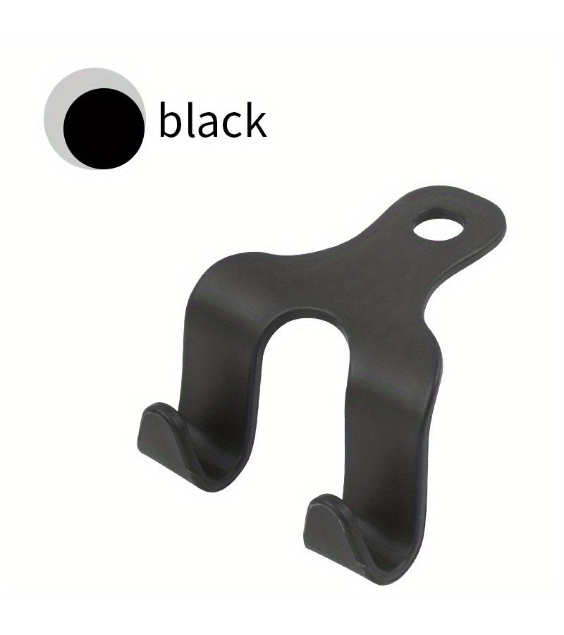 2Pcs Grey Car Back Seat Headrest Hook For Interior Storage Organization - Image 4