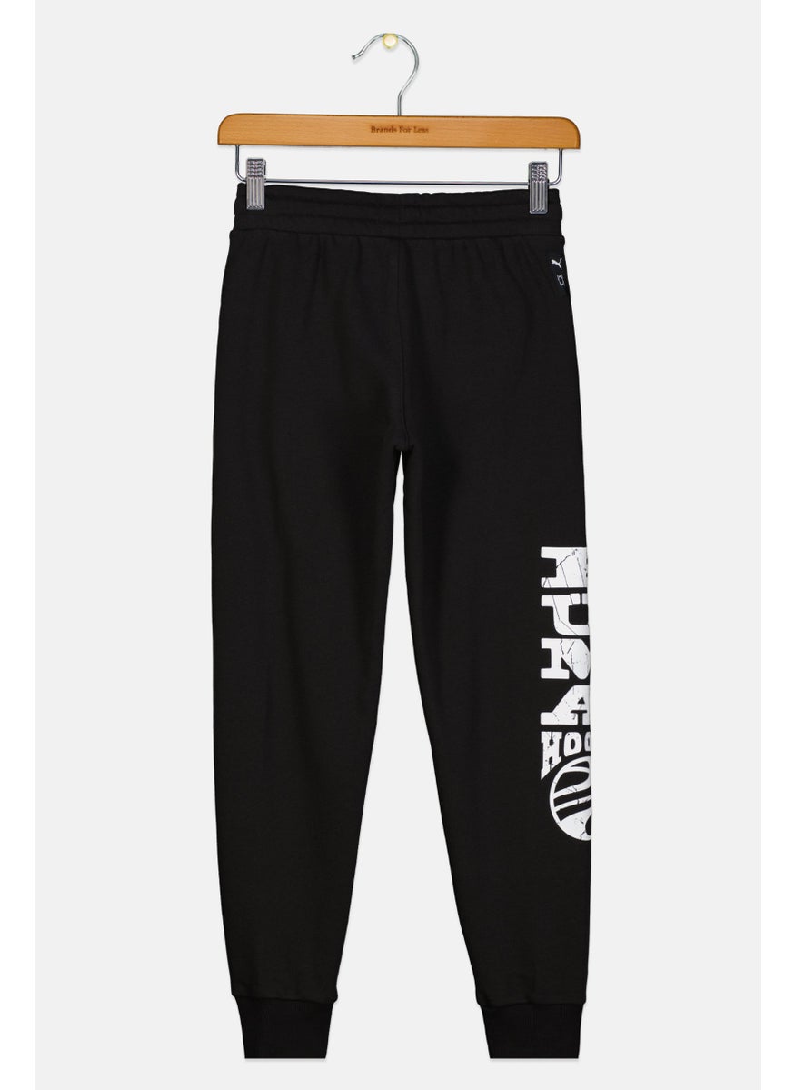 PUMA Kids Boy Sportswear Fit Outdoor Sweatpants, Black  - Image 2