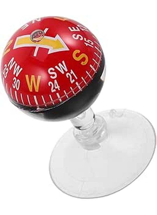 Digital Compass Ball For Car Dashboard Outdoor Hiking Navigation Black - Image 1