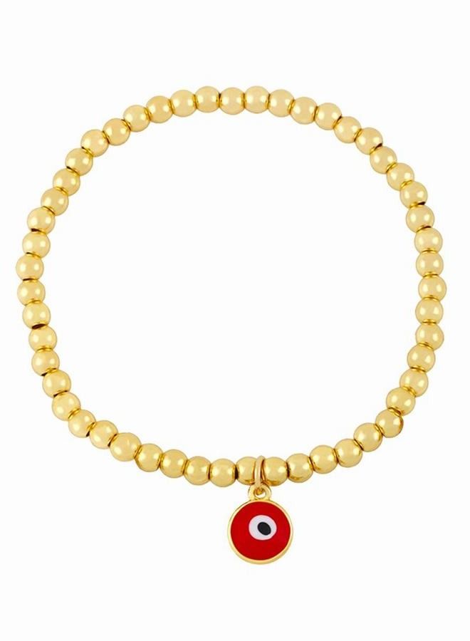 AIWANTO Alissa Charm Bracelet With Red Pendant - Image 1