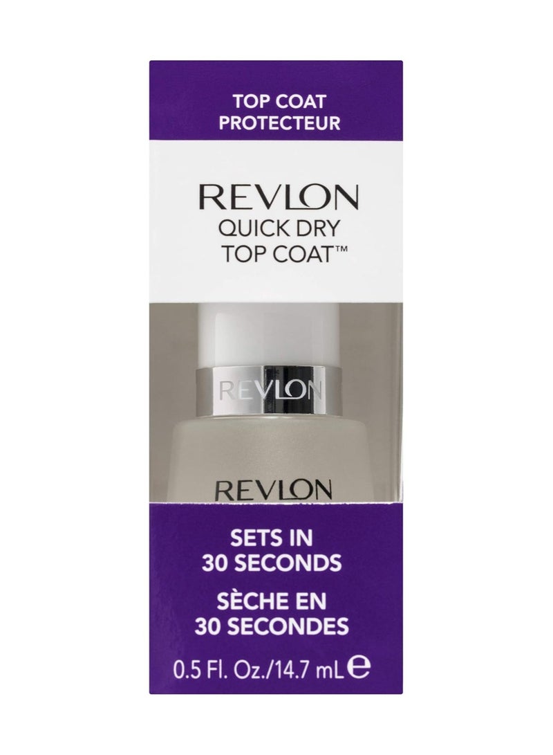 Revlon Quick Dry Top Coat Sets In 30 Seconds, 14.7ml Multicolour - Image 1