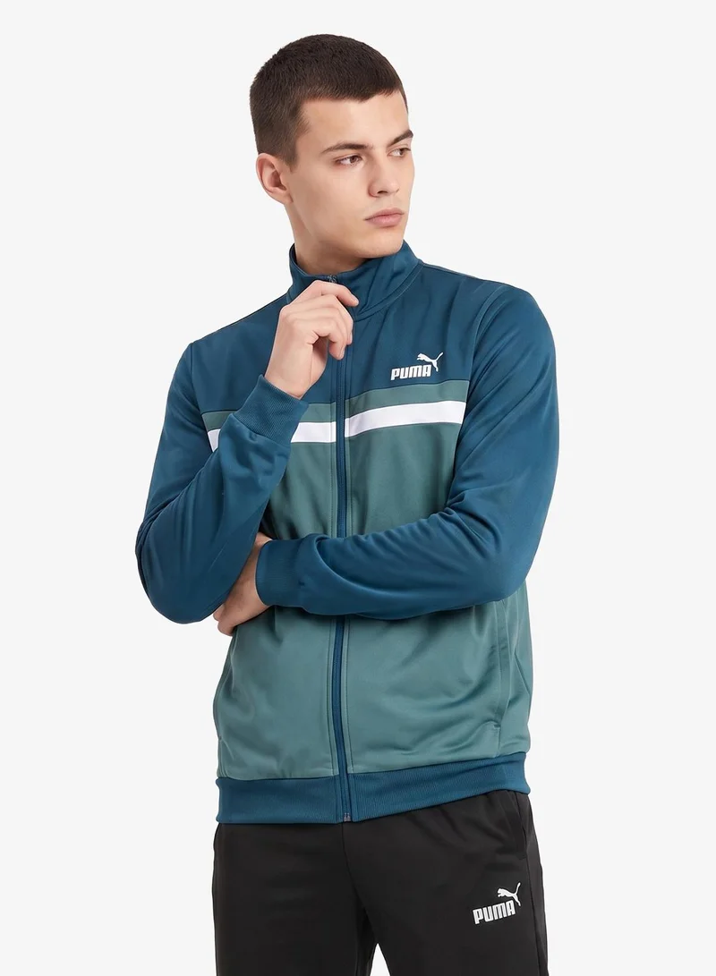 Puma Midnight Petrol Colorblock Tracksuit for Men | Best Price UAE