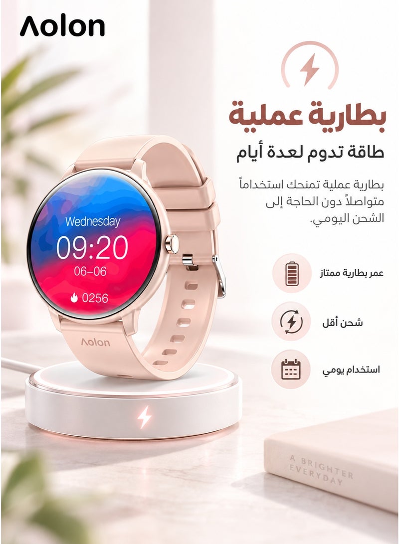 Aolon GTR Mini Smartwatch 1.39" HD – Bluetooth Calling – Heart Rate Monitor – 100+ Sports Modes – IP67 Waterproof Smart Watch for Men & Women - Image 5