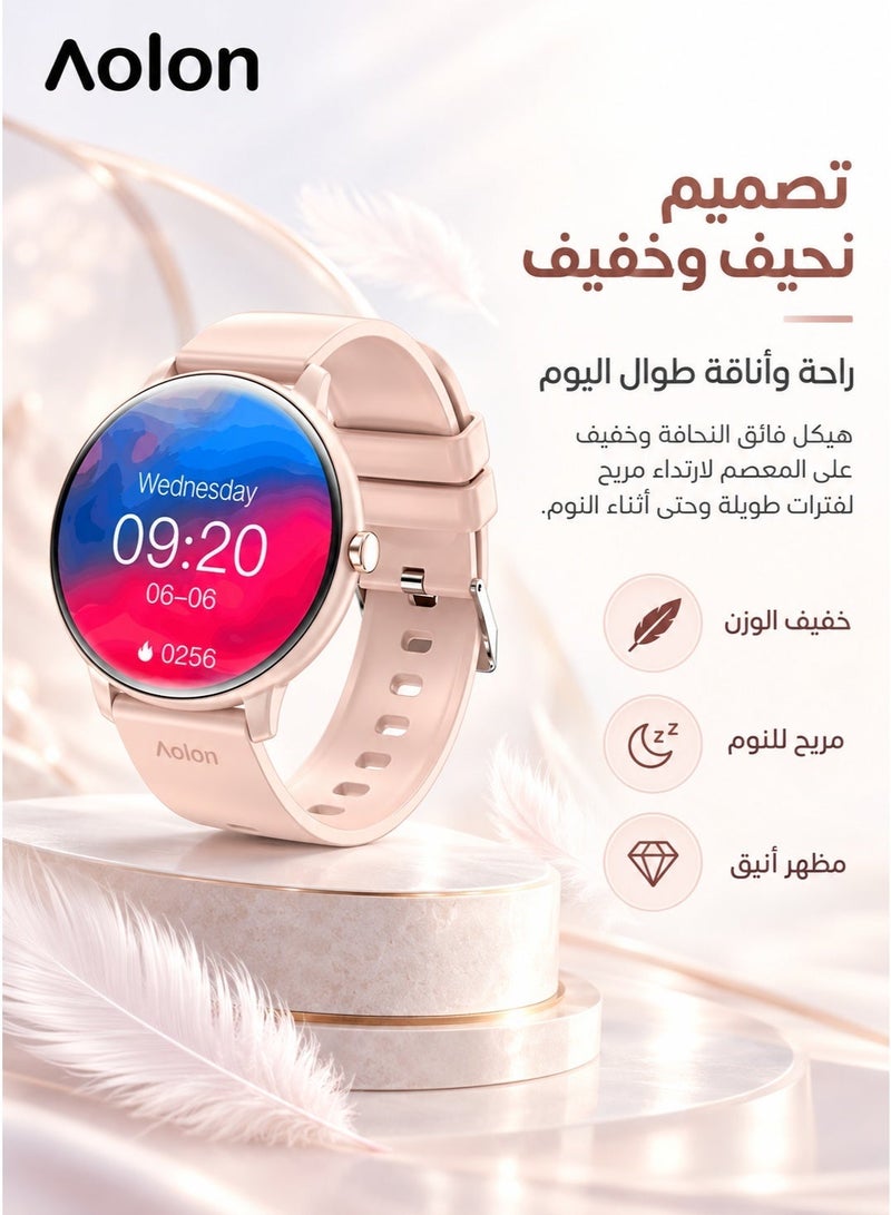 Aolon GTR Mini Smartwatch 1.39" HD – Bluetooth Calling – Heart Rate Monitor – 100+ Sports Modes – IP67 Waterproof Smart Watch for Men & Women - Image 3