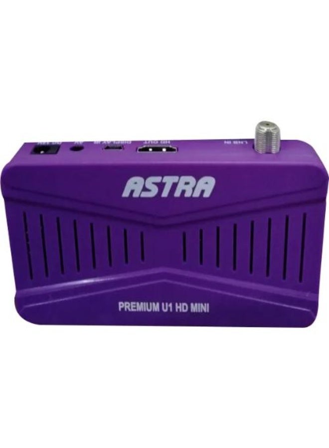 أسترا جهاز استقبال أسترا 2 مع جهاز تحكم عن بعد بريميوم يو 1 إتش دي ميني - Image 1