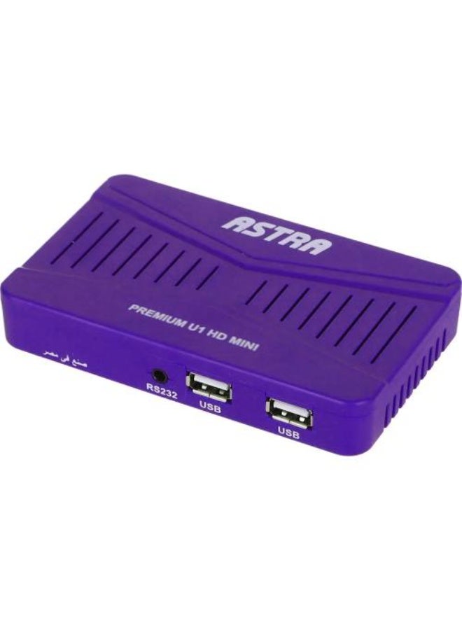 أسترا جهاز استقبال أسترا 2 مع جهاز تحكم عن بعد بريميوم يو 1 إتش دي ميني - Image 2