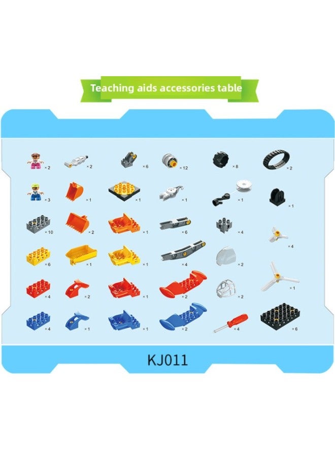 Compatible Building Blocks Large Particles 9090 Education Assembled 3-6 Years Old Children's Toys 9656 Kindergarten 45002