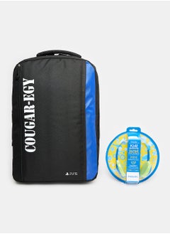 Waterproof Storage Bag for Sony Playstation 5 Console and Game Controller Black in Blue + FREE GIFT