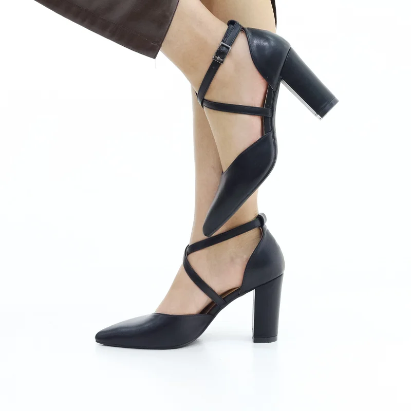 LAMARAPARIS FEMI OPEN WAIST CROSS-BELTS COURT ON 8.5CM HEEL