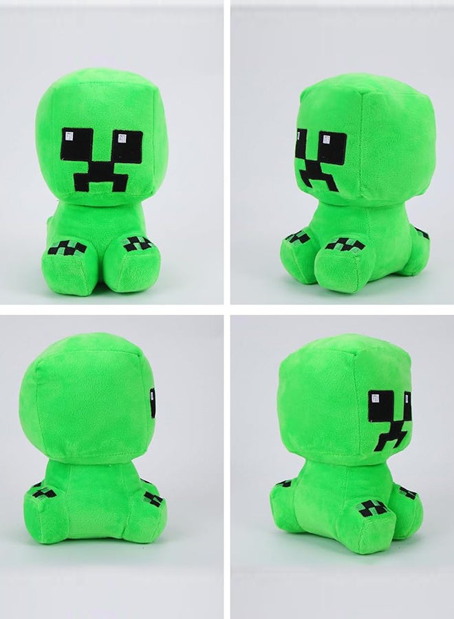 26cm Sitting Creeper Stuffed Doll, Soft Green Plush Toy, Cute Kids Gift, Collectible Gaming Character - Image 3