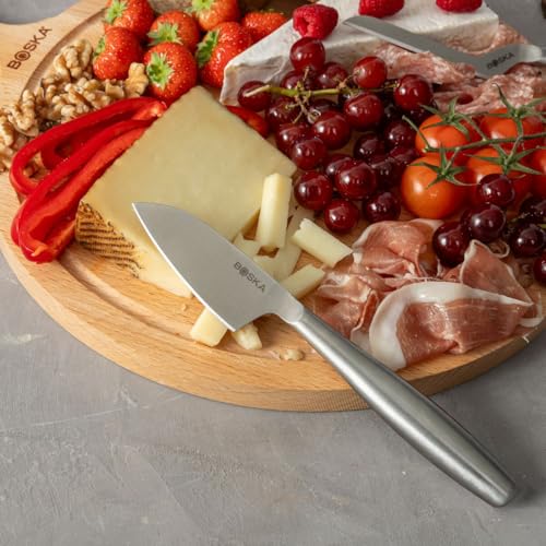 BOSKA Stainless Steel Cheese 3 Knife Set - Copenhagen For All Types of Cheese - Multi-Functional Cheese Slicer - Handheld Slicer - Silver Non-Stick - Dishwasher Safe - For Kitchen Cooking - Image 5