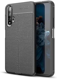 UNBLACK Design 2 silicone back cover, shock-resistant and camera protection, compatible with Honor 20 / Nova 5T (Black) 