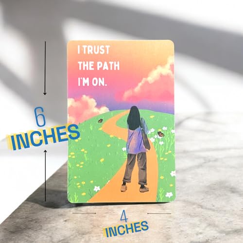 Maefele Inspirational Desk Frame Set – 3 Motivational Mini Art Prints for Home or Office | Positive Affirmation Cards with Stand | Mindfulness Gifts for Women, Self-Care & Mental Wellness Decor - Image 2