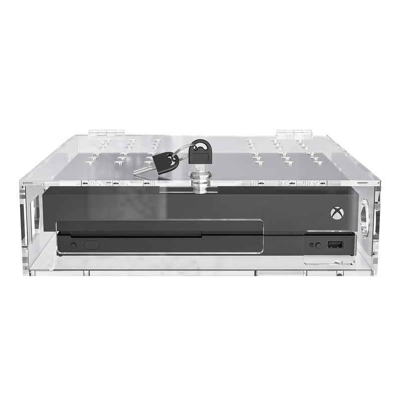 Skywin Acrylic Lock Box for Xbox Game Console - Secure and Protect Public Gaming Consoles - Compatible with XBOX One X and XBOX One S - Image 2
