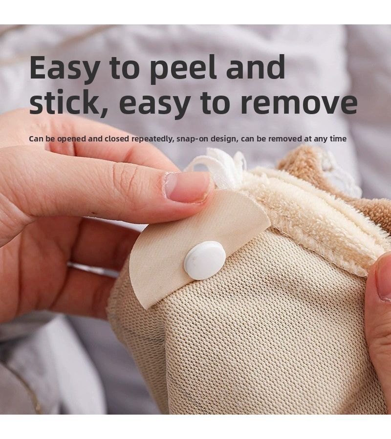 8 Pcs Mother And Child Fixed Buckle Carpet Cushion Fixers Needle Free Safe Invisible Anti Run Quilt Sheet Sofa Cushion Cover - Image 4