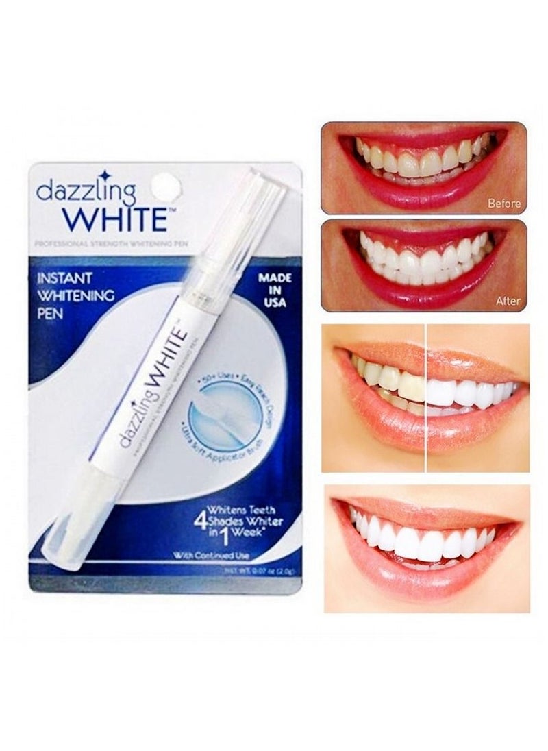 Dazzling White - 1 pcs Teeth Whitening Rotary Peroxide Gel Tooth Cleaning Kit Easy to Carry Dazzling White Teeth Whitening Pen - Image 1