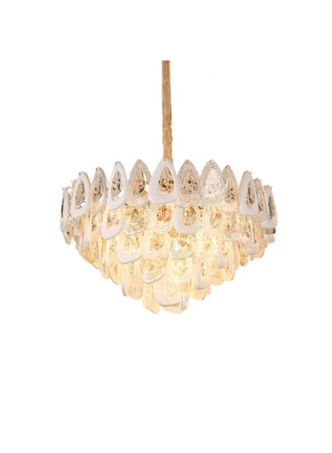 Modern acrylic pendant ceiling chandelier with LED lighting - Image 1
