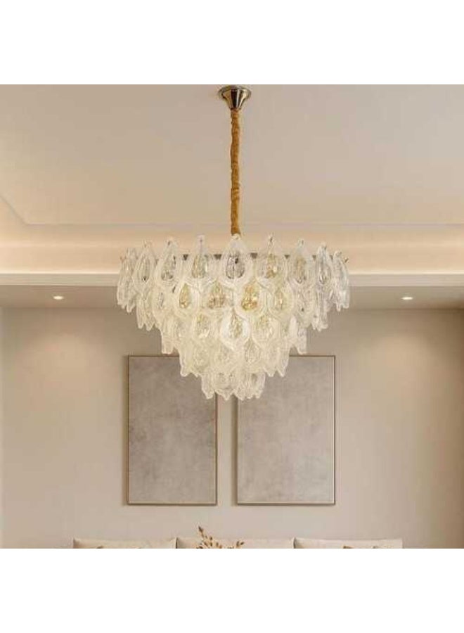 Modern acrylic pendant ceiling chandelier with LED lighting - Image 2