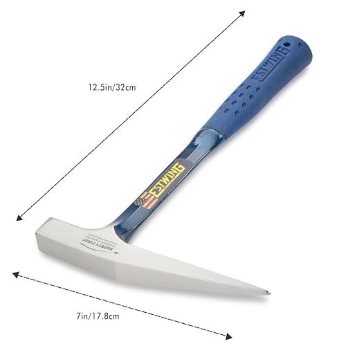 ESTWING Rock Pick - 13 oz Geology Hammer with Smooth Face & Shock Reduction Grip - E3-13P - Image 2