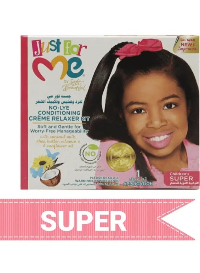 Just For Me No-Lye Conditioning Creme Relaxer Kit - Image 2