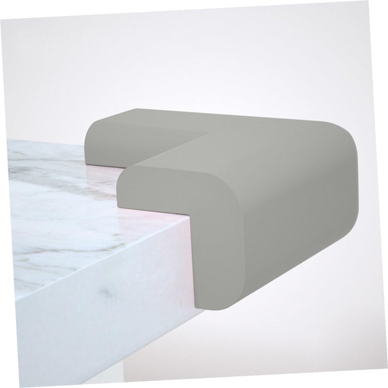 12 Pack Gray Adhesive Corner Guards Edge Protectors For Furniture And Windows Safety - Image 5