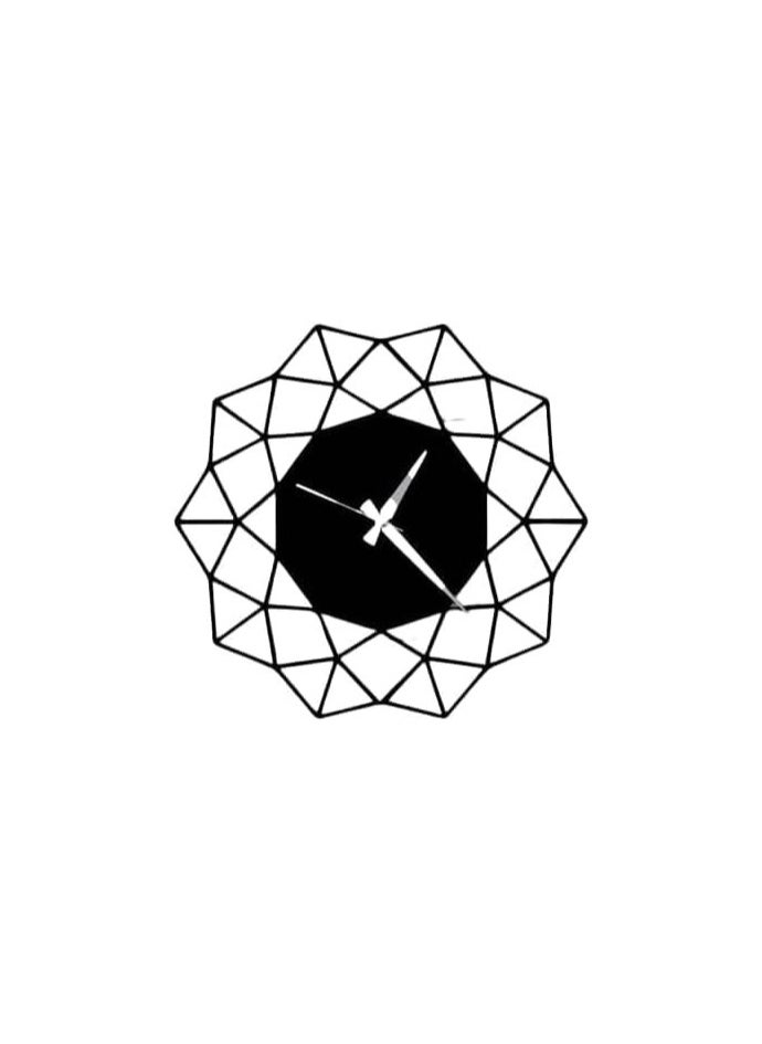 TRENDI LAND ZON - ARABIC CLOCK Arabic Star 3D Wall Clock Large 24 INCHES 60 CM - Image 1