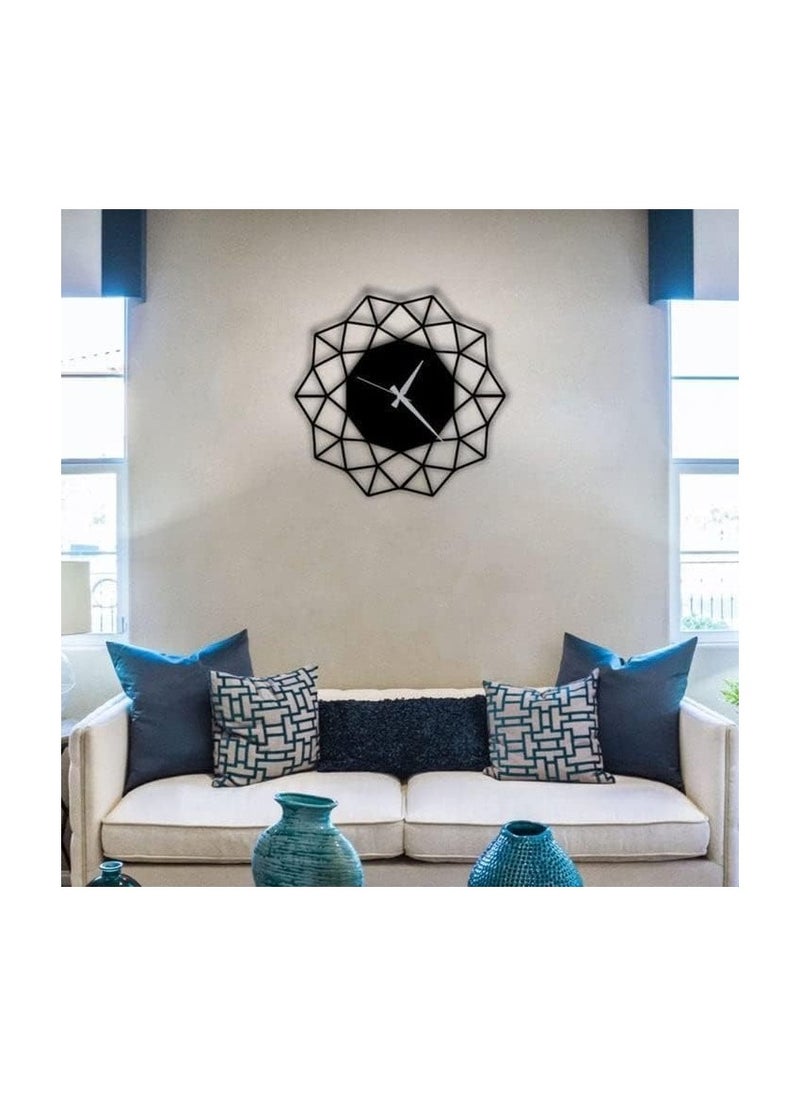 TRENDI LAND ZON - ARABIC CLOCK Arabic Star 3D Wall Clock Large 24 INCHES 60 CM - Image 1