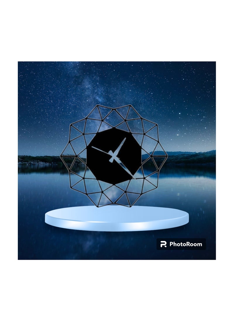 TRENDI LAND ZON - ARABIC CLOCK Arabic Star 3D Wall Clock Large 24 INCHES 60 CM - Image 1