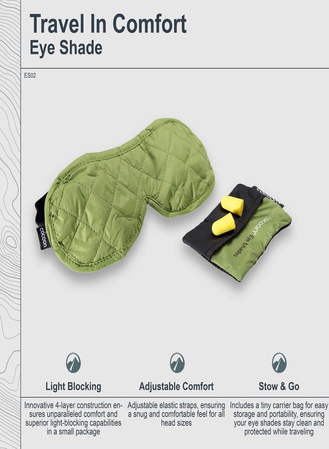 COCOON - Premium - Eye Shade, Sleep Eye Mask for Men Women, Light Blocking, Foam Ear Plugs - Wasabi - Image 3