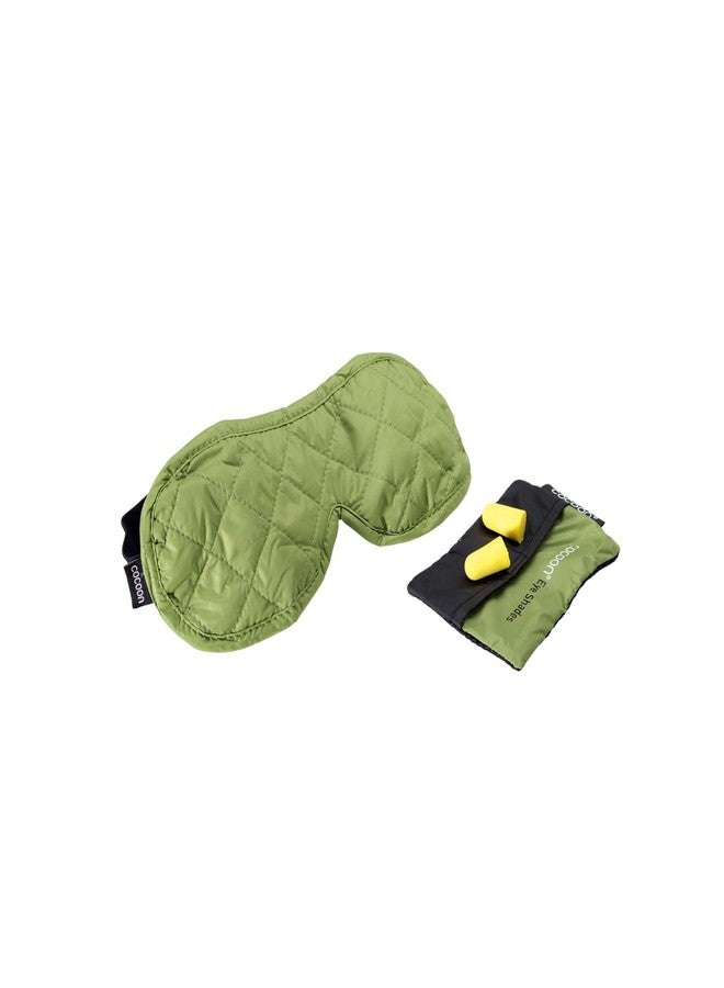 COCOON - Premium - Eye Shade, Sleep Eye Mask for Men Women, Light Blocking, Foam Ear Plugs - Wasabi - Image 1