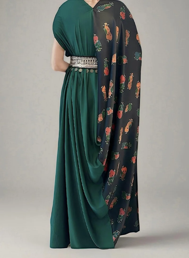 ECSTACY  Multiprint Kaftan for Women | Best Price UAE