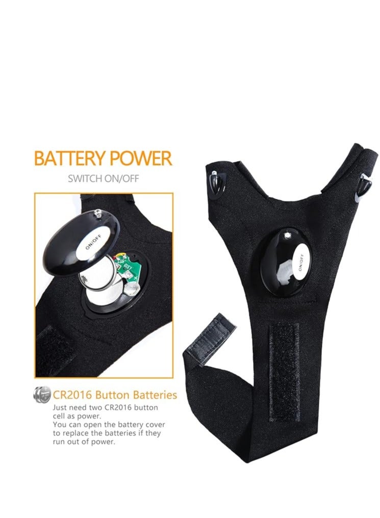 Practical gloves with built-in LED lighting. Ideal for dark areas, crafts, or during power outages. - Image 2