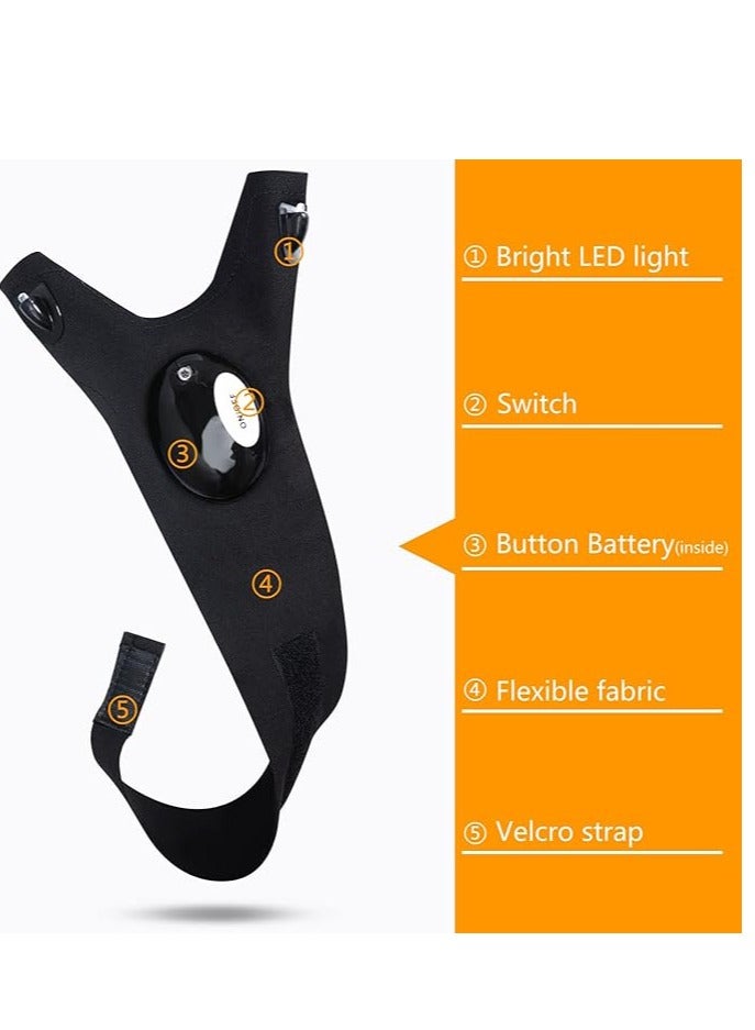 Practical gloves with built-in LED lighting. Ideal for dark areas, crafts, or during power outages. - Image 3