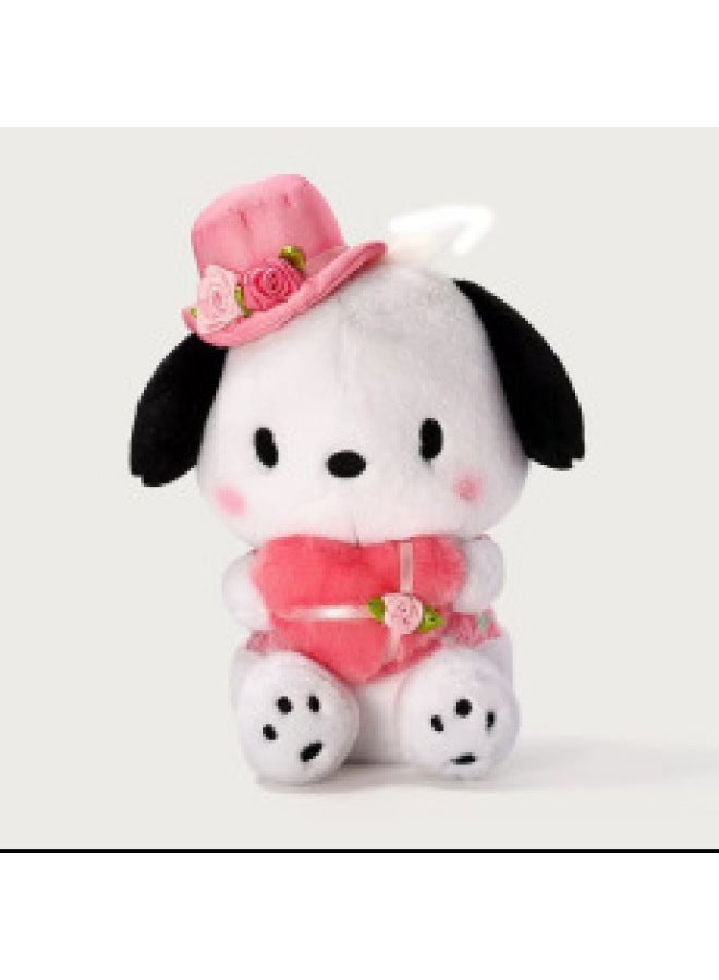 Boutique 8 Inch Doll Machine Doll Plush Toy Grab Machine Direct Exchange Gift Direct Sale Cute-Specifications:Hat Bunny - Image 4