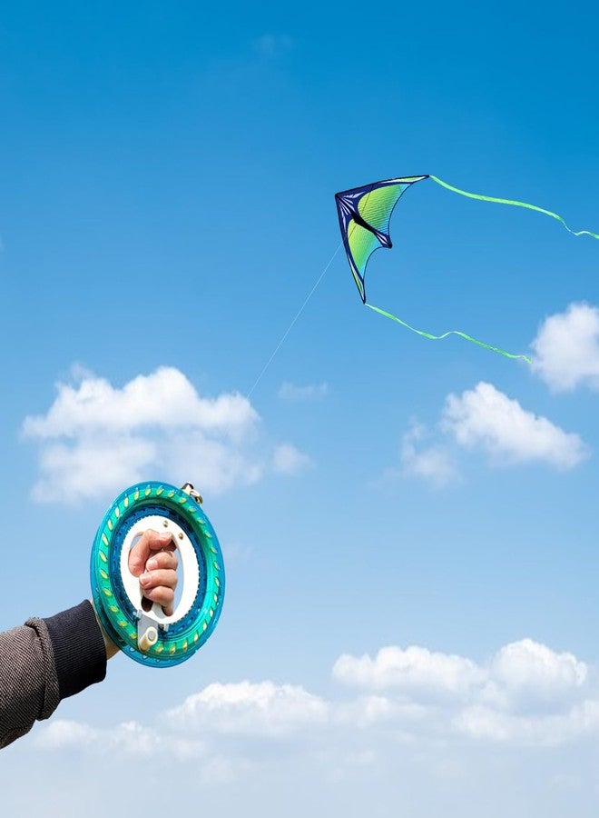 Flying Hoofer Large Beach Kite and Reel Winder with 650ft String for Kids and Adults, Single Line Kite, Extremely Easy to Fly for Beginners(Green) - Image 2